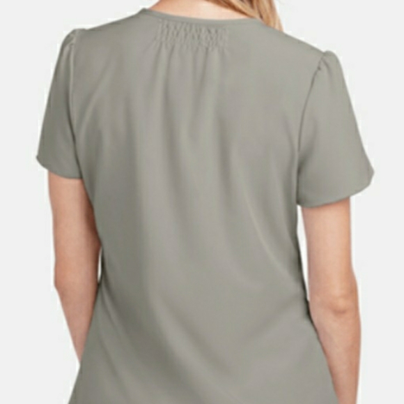 Flutter Sleeve Scrub top - Picture 2 of 4